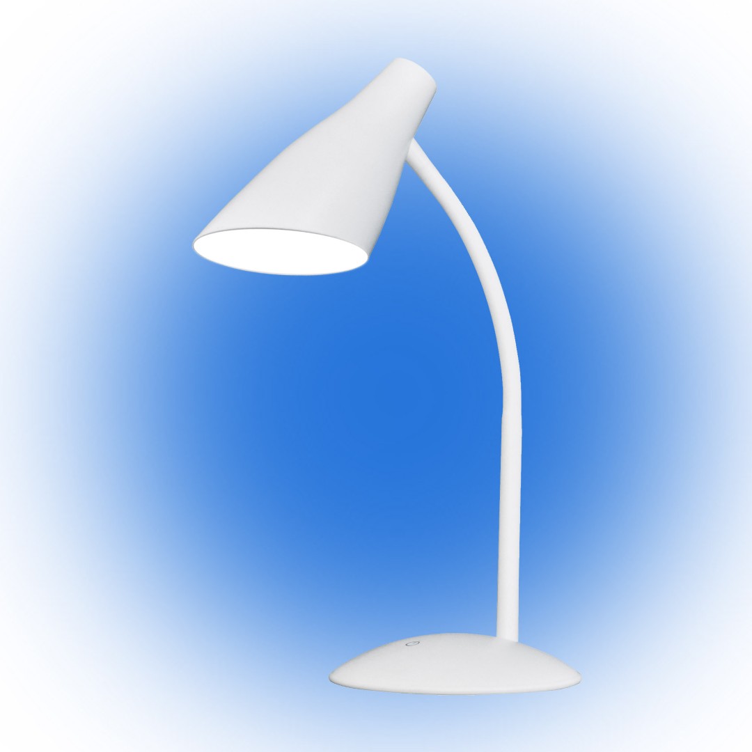 TLD-562 White/LED/360Lm/4500K/Dimmer Светильник настольный, 5W. Сенсорный выключатель. Белый. ТМ Uni TLD-562 White/LED/360Lm/4500K/Dimmer Светильник настольный, 5W. Сенсорный выключатель. Белый. ТМ Uni